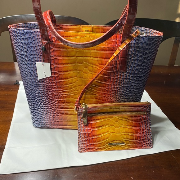Brahmin Brooke tote sunrise Millenia NEW - Picture 11 of 12
